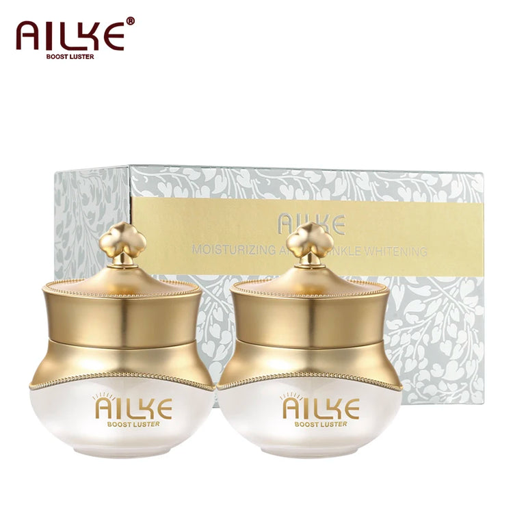 AILKE night women face cream collagen moisturizing whitening brightening anti aging wrinkles all skin sleeping facial care sets by Home for Health and Beauty