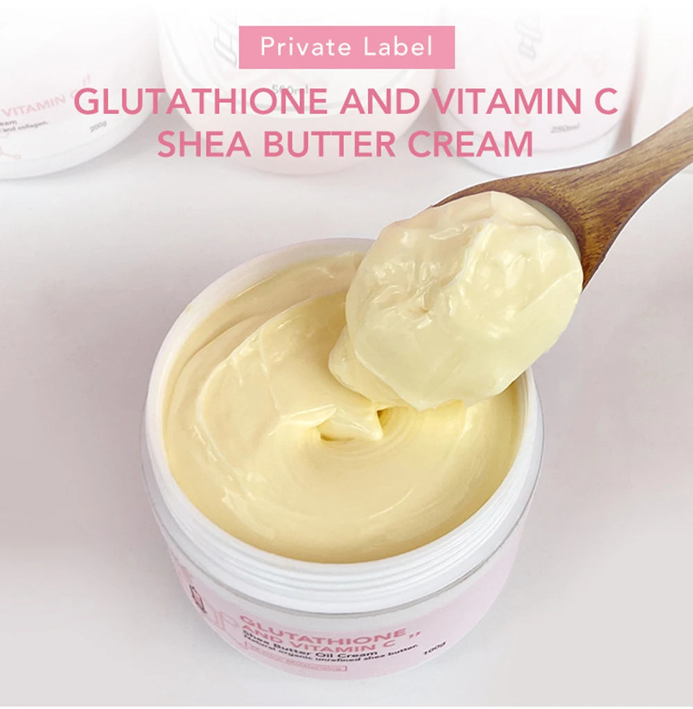 AILKE Organic Shea Butter Oil Whitening Cream, Brightening, Moisturizing, Smooth Nourish, Soften Skin, for Face, Body, 100ml by Home for Health and Beauty