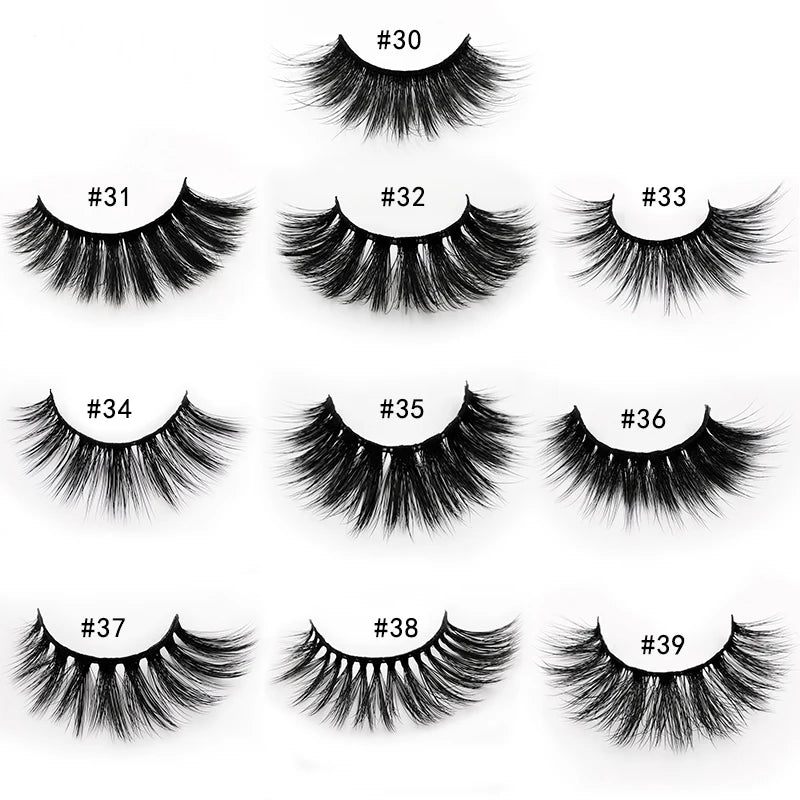 3D Mink Eyelashes Natural Wispy Bulk Wholesale by Home for Health and Beauty