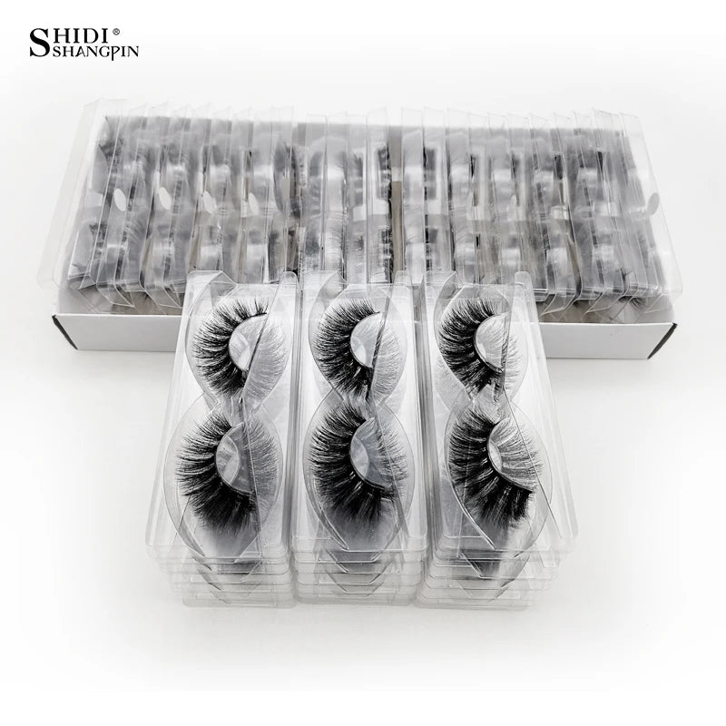 3D Mink Eyelashes Natural Wispy Bulk Wholesale by Home for Health and Beauty