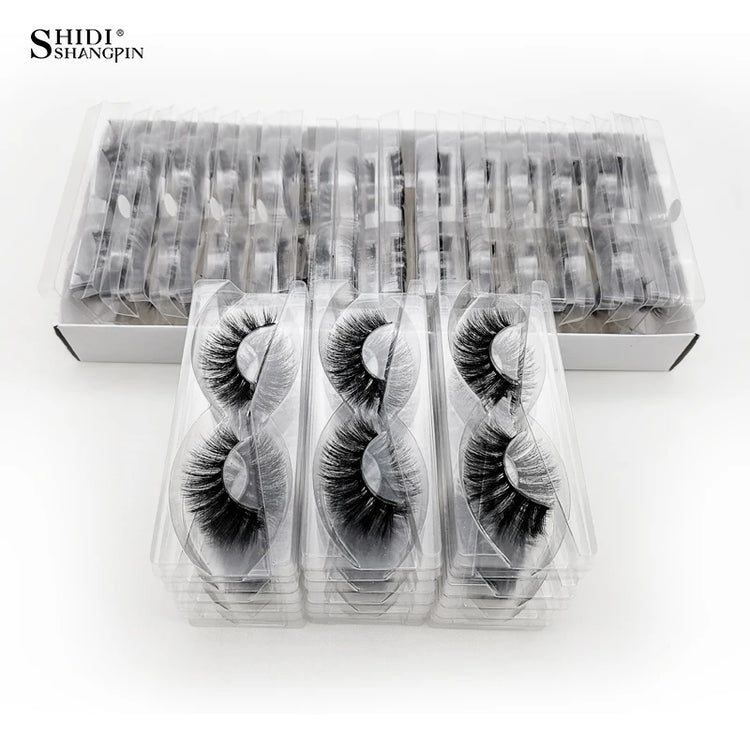 3D Mink Eyelashes Natural Wispy Bulk Wholesale by Home for Health and Beauty