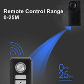 Wireless Vibration Bike Alarm With Remote Control Anti-Theft Alarm 110dB Loud Bike Door Window Alarm Home Safety System by Home for Health and Beauty