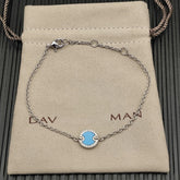 High-Quality Elegant and Simple Gold-Plated Round Bracelets and Necklaces Set by Home for Health and Beauty