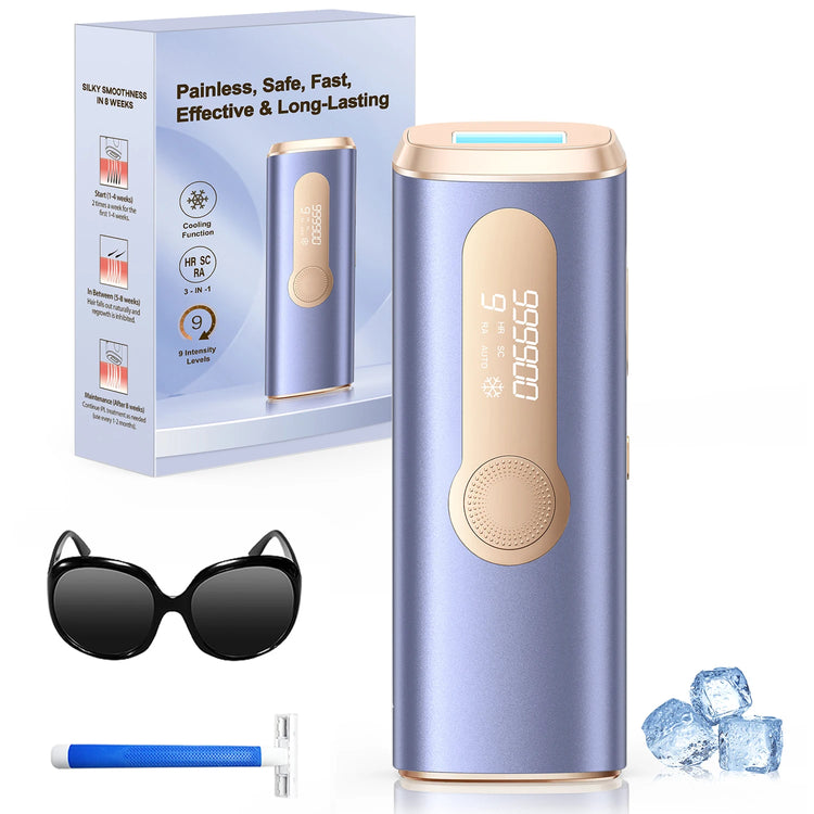 IPL Hair Removal Epilator Laser Permanent Painless Machine by Home for Health and Beauty