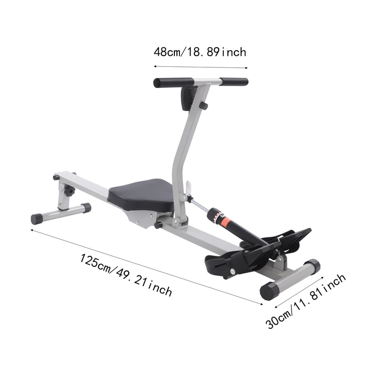 Folding Rowing Machine With LED Display Screen For Home Gym by Home for Health and Beauty