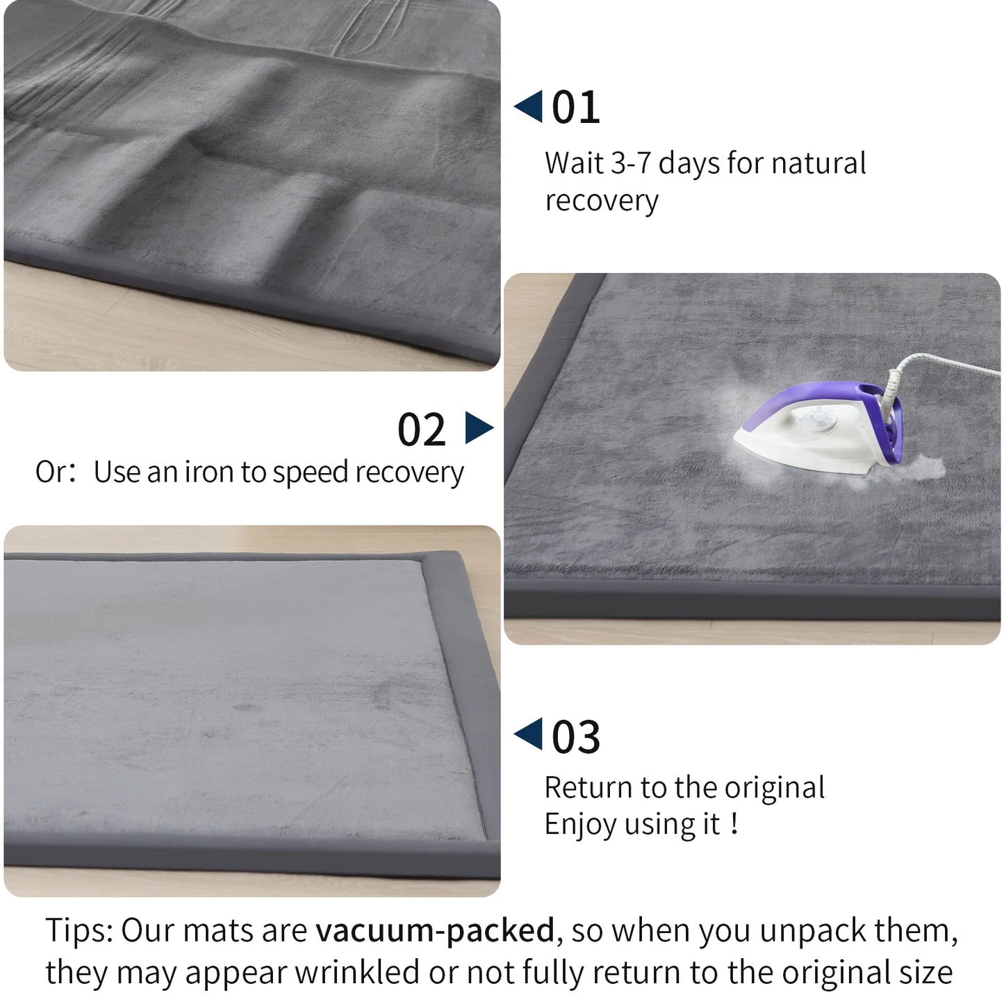 Huloo Sleep Baby Play Mat Non-Slip Crawling Rug Living Room