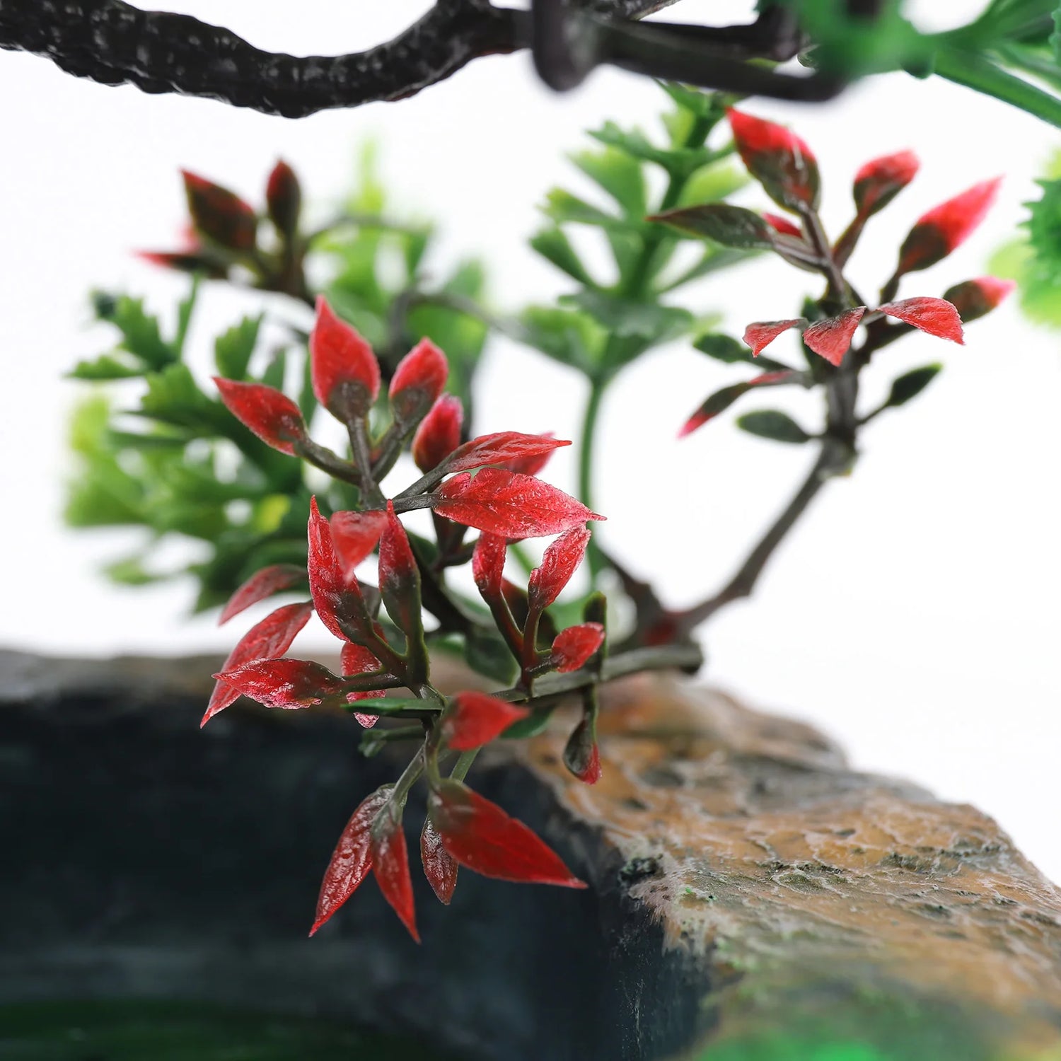 Indoor Room Fountain Waterfall Decor Desktop Fountain Decoration Water Feature with Colour Changing LED Lighting Zen Meditation by Home for Health and Beauty