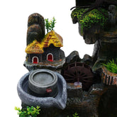 110V 3.5W Tabletop Water Fountain, Indoor Rockery Stream Desktop Fountain Waterfall with Atomizer & Auto Pump, Zen Décoration by Home for Health and Beauty