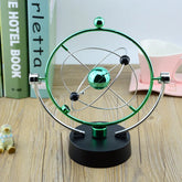 Galaxy Universe Celestial Swinger Magnetic Rotating Earth Perpetual Motion Device Electric Chaos Pendulum Science Decor living room decoration desk decoration adornos para casa desk decoration home accessories by Home for Health and Beauty