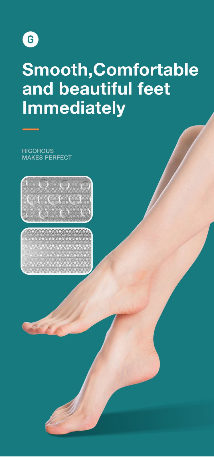 MR.GREEN Foot File Double Sided Callus Remover For Dead Skin Professional Pedicure Tools Callous Scraper Foot Sander Heel Filer by Home for Health and Beauty