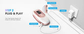 IPL Laser Hair Removal Device for Women Men 45°F Ice-Cooling for Painless & Long-Lasting Results Laser for Full Body Bikini by Home for Health and Beauty
