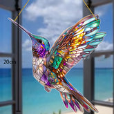 Hummingbird Sun Catcher Acrylic Window Decor For Garden by Home for Health and Beauty