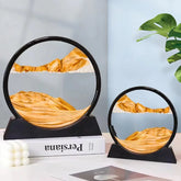 3D Moving Sand Art Glass Frame Deep Sea Quicksand Decor by Home for Health and Beauty