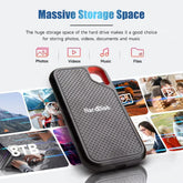 Portable External SSD 2TB High Capacity Solid State Drive USB 3.2 Gen2 Ultra Fast Storage for Game Files by Home for Health and Beauty