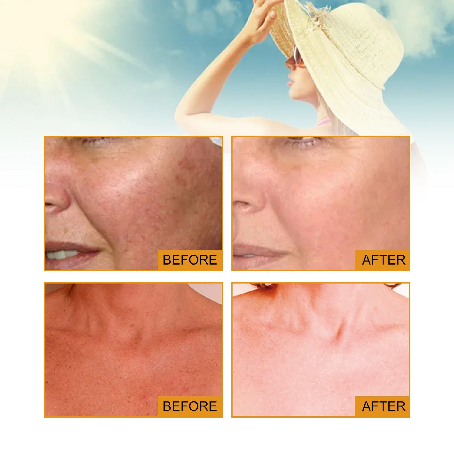 Hoygi Sunscreen Whitening Face Base SPF50 Moisturizing UV Protection by Home for Health and Beauty