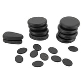 Hot Stones Massage Set, 18 Volcanic Rocks Body Massage Set, for Massage, Scraping, Hot Compress by Home for Health and Beauty