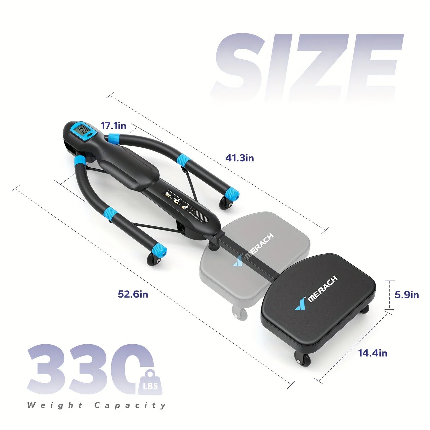 All-in-One Core Trainer Ab Machine, Rowing Machine, Dragonfly Equipment - Multifunctional Home Gym Fitness System with Full-Body Workout for Cardio, Strength Training & Belly Toning, Compact for home Gym () by Home for Health and Beauty