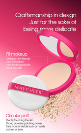 5-color matte setting powder, controls oil, moisturizes, and is long-lasting and waterproof, creating a natural makeup look. by Home for Health and Beauty