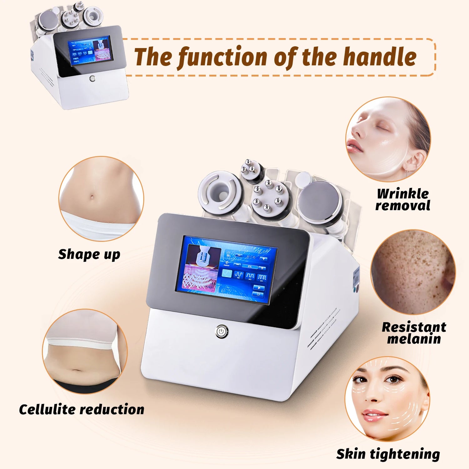 5 In 1 Facial Cavitation Lipo Slimming Device by Home for Health and Beauty