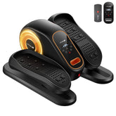 Electric Elliptical Machine Compact Under-Desk 12 Speed Forward Reverse Remote Control Auto Manual Modes for Home Office by Home for Health and Beauty
