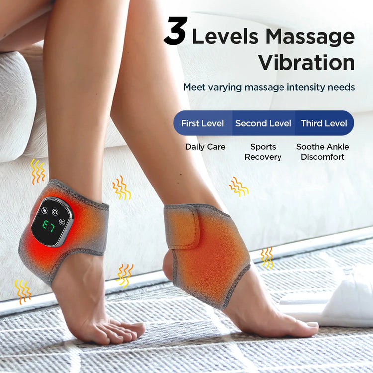 Electric Foot Heat Massager With Heated Vibration by Home for Health and Beauty