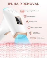 IPL Hair Removal Safe Permanent Painless Epilator Face Body Arms Leg Whole Body Treatment For Men Women Home Use by Home for Health and Beauty