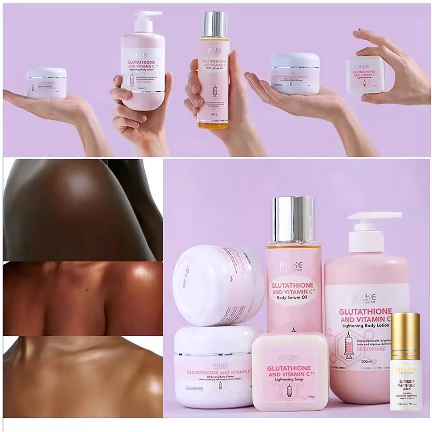 Whitening Moisturizing Facial And Body Lotion With Vitamin C by Home for Health and Beauty
