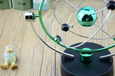 Galaxy Universe Celestial Swinger Magnetic Rotating Earth Perpetual Motion Device Electric Chaos Pendulum Science Decor living room decoration desk decoration adornos para casa desk decoration home accessories by Home for Health and Beauty