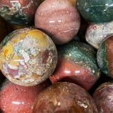 1pc Ocean Jasper Sphere, Crystal Collection by Home for Health and Beauty