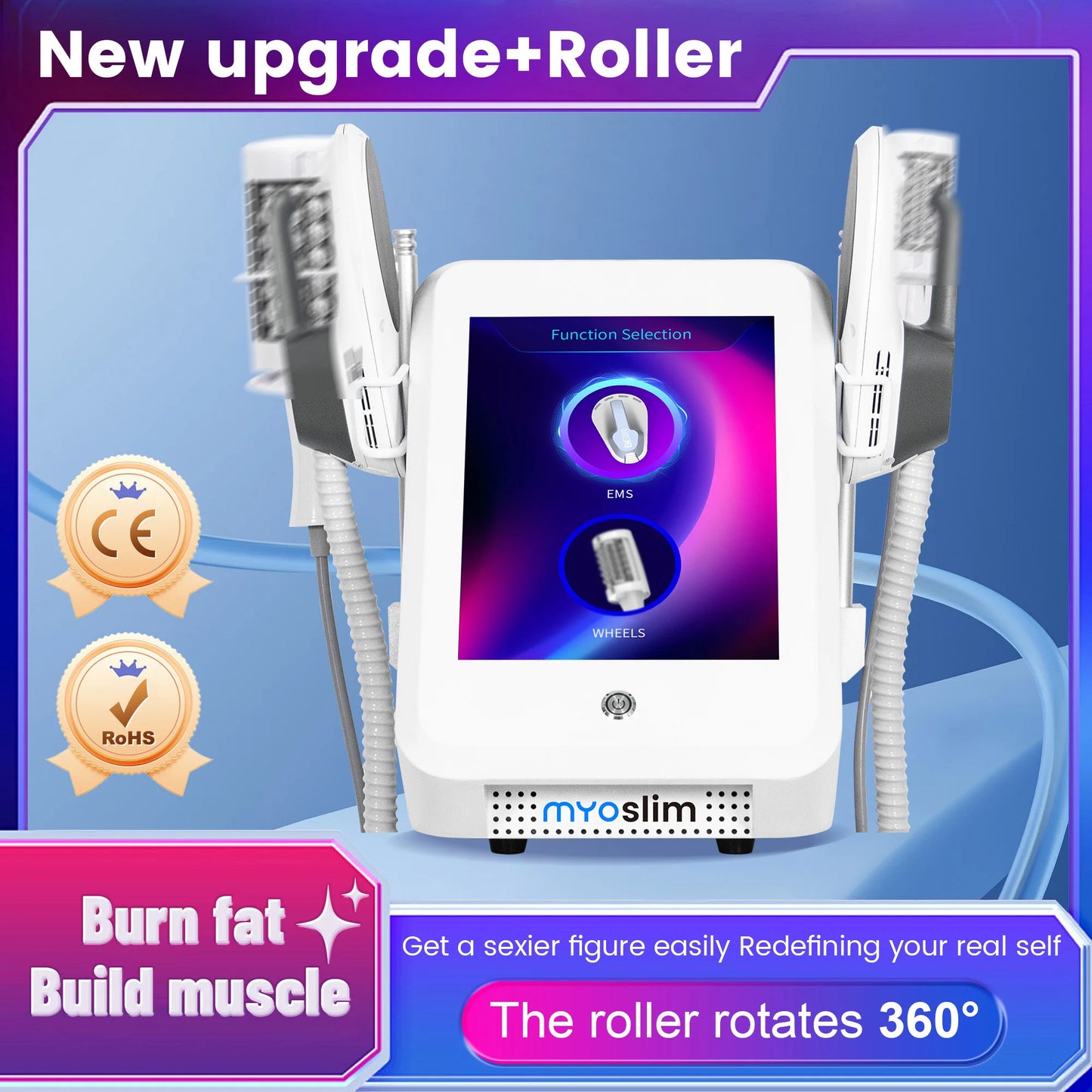 Vacuum Inner Ball Roller Massage System For Muscles