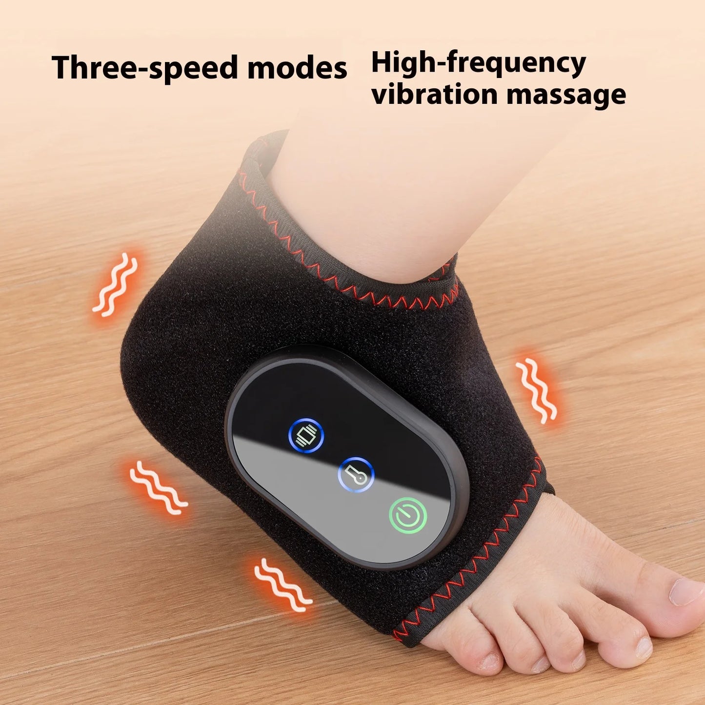 Rechargeable Ankle Massager With Intelligent Timing Sensor