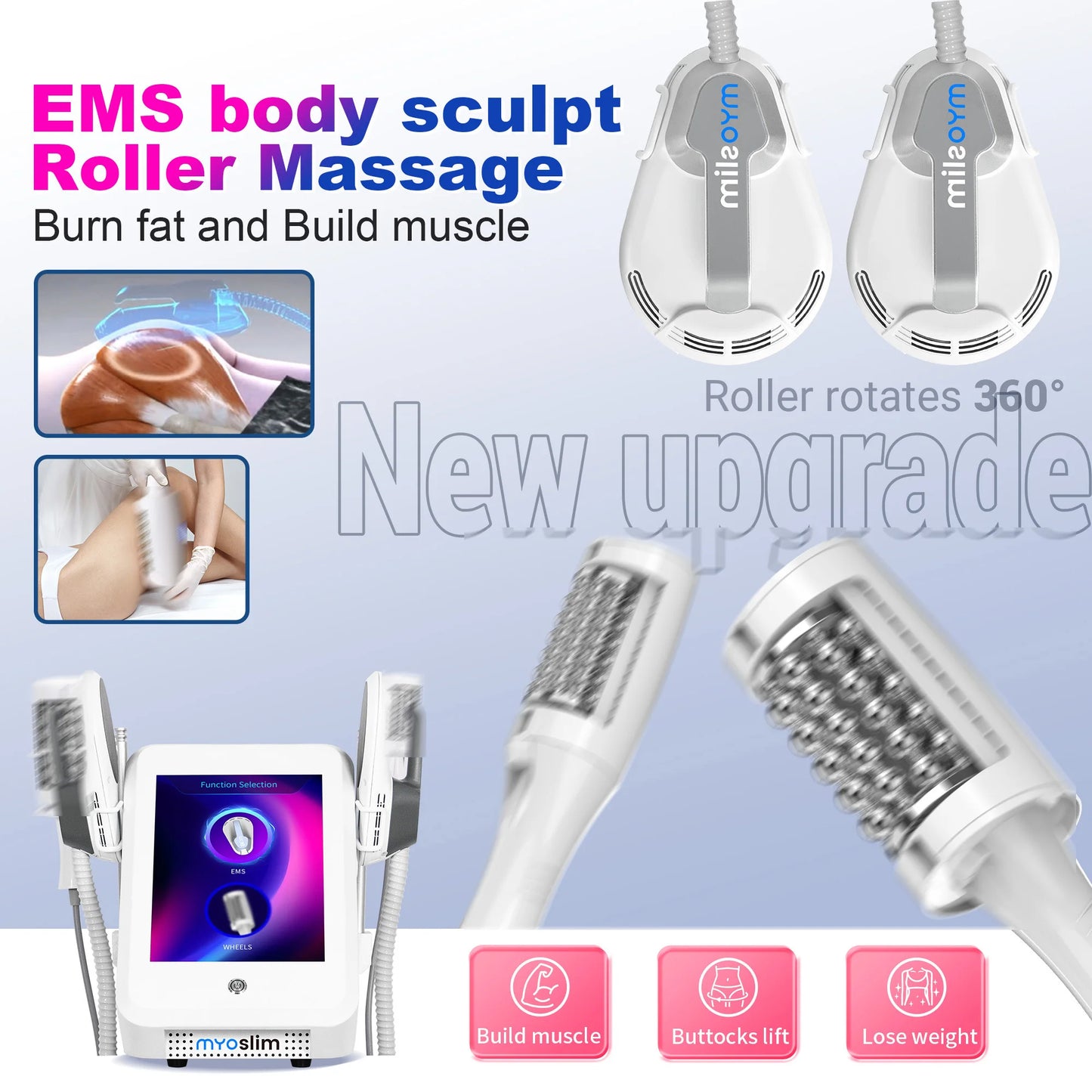 Vacuum Inner Ball Roller Massage System For Muscles
