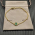 High-Quality Elegant and Simple Gold-Plated Round Bracelets and Necklaces Set by Home for Health and Beauty