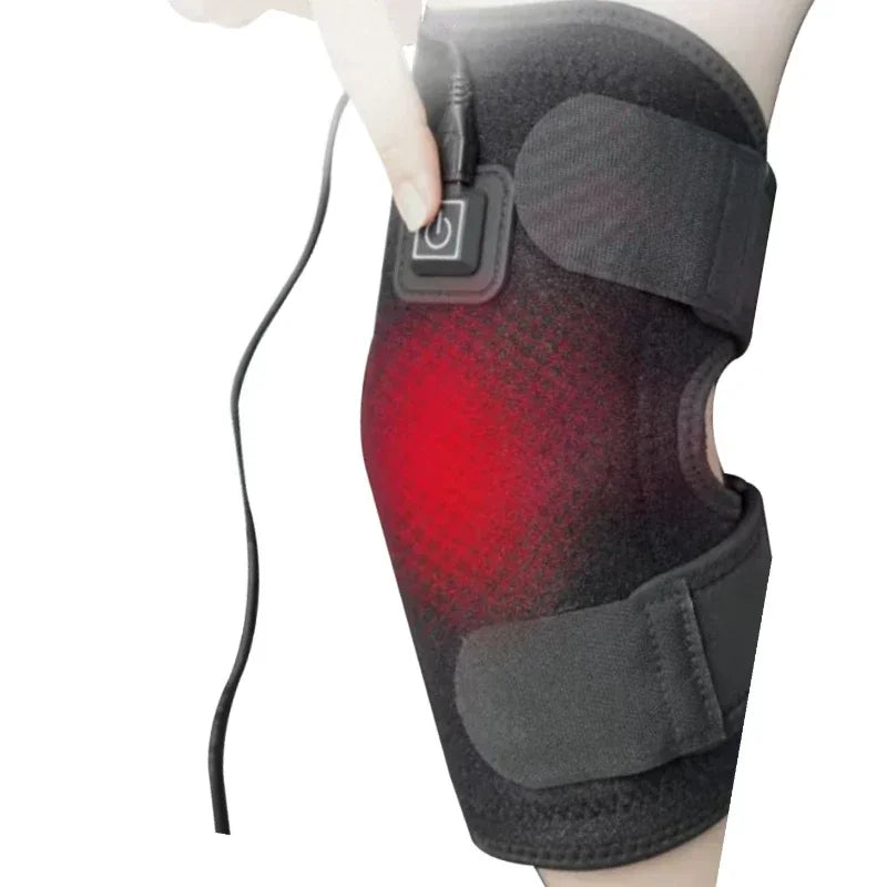 Electric Heated Knee Massager Brace With Adjustable Temperature