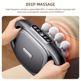 Foreverlily Fascia Gun High Frequency Vibration Massager Back Waist Shoulders by Home for Health and Beauty