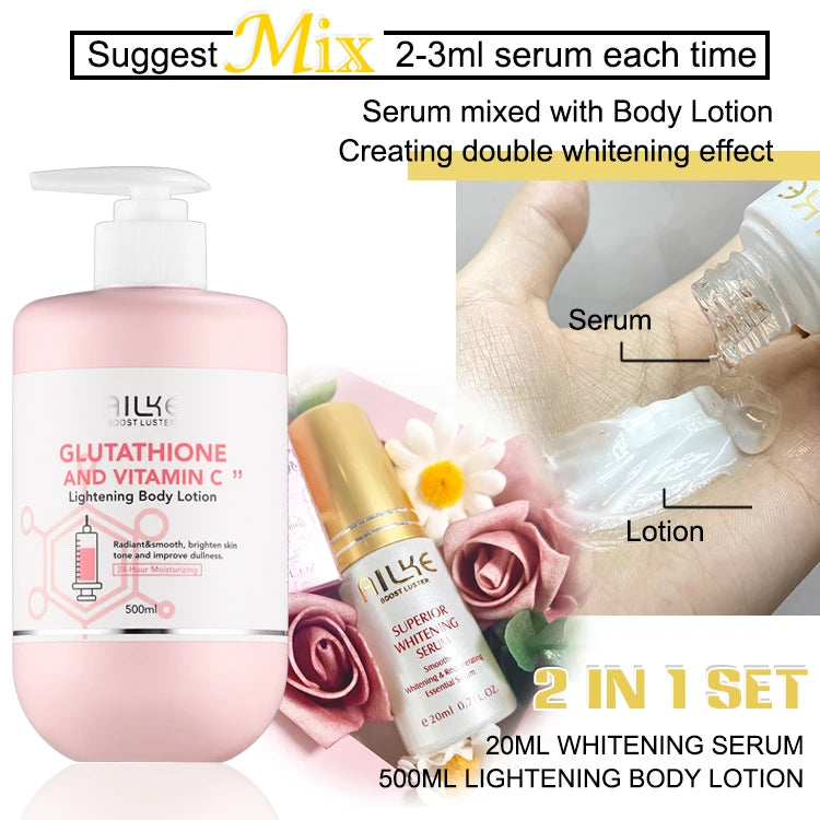 Whitening Moisturizing Facial And Body Lotion With Vitamin C
