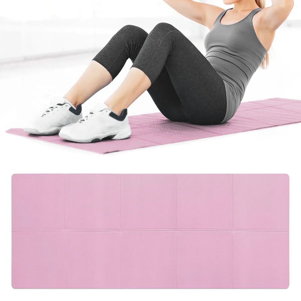 Yoga Mats Anti-slip 4MM Thick Sport Fitness Mat Blanket For Exercise Yoga And Pilates Gymnastics Mat Fitness Equipment by Home for Health and Beauty