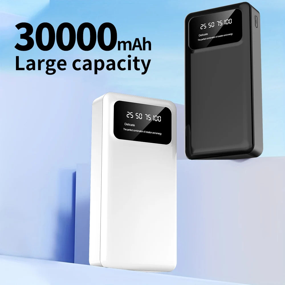 Portable Power Bank With LED Display And Dual USB Outputs