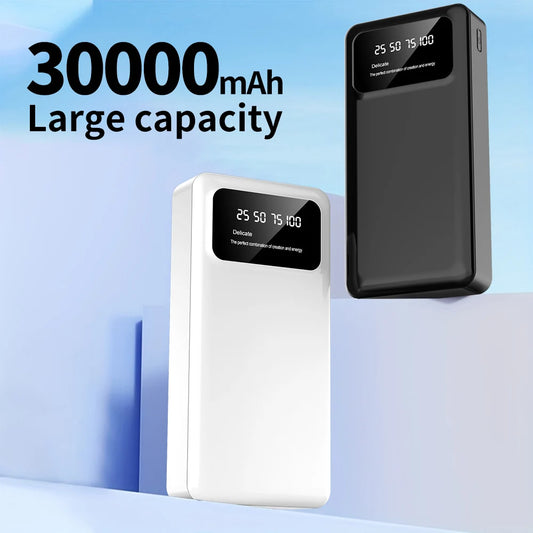 Portable Power Bank With LED Display And Dual USB Outputs