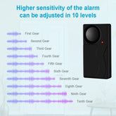 Wireless Vibration Bike Alarm With Remote Control Anti-Theft Alarm 110dB Loud Bike Door Window Alarm Home Safety System by Home for Health and Beauty