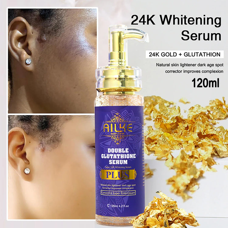 AILKE Glutathione Lighten Body Lotion, Moisturizing, Hydration, Even Skin tone, Improve Dark & Black Skin, Support Private logo by Home for Health and Beauty