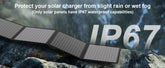Portable Solar Charger 18V 60W / 45W Foldable Solar Panel for Solar Generators Outdoor Camping Travel Powerbank Phone by Home for Health and Beauty