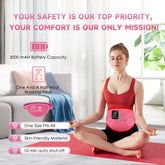 Red Light Infrared Therapy Belt Menstrual Pain Relief by Home for Health and Beauty