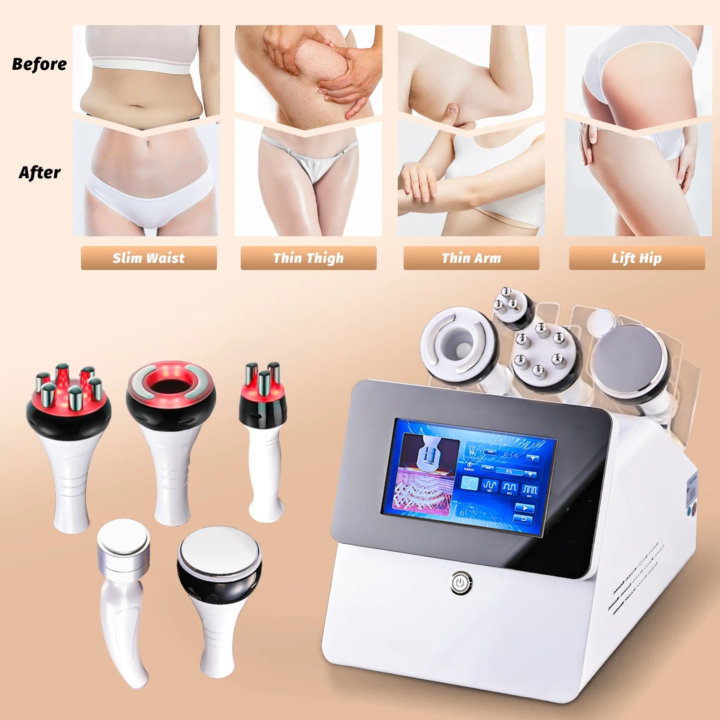5 In 1 Facial Cavitation Lipo Slimming Device