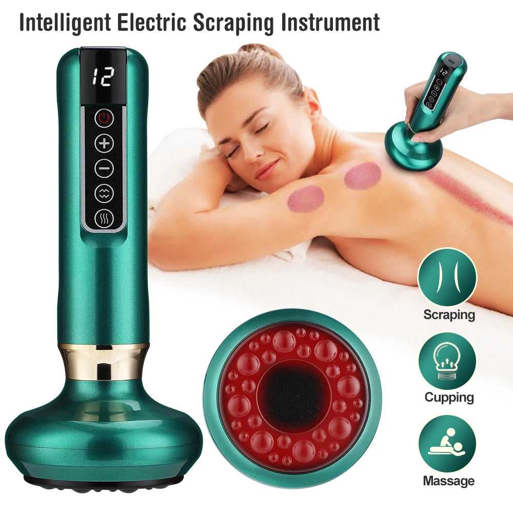 Electric Cupping Device 12 Levels USB Rechargeable