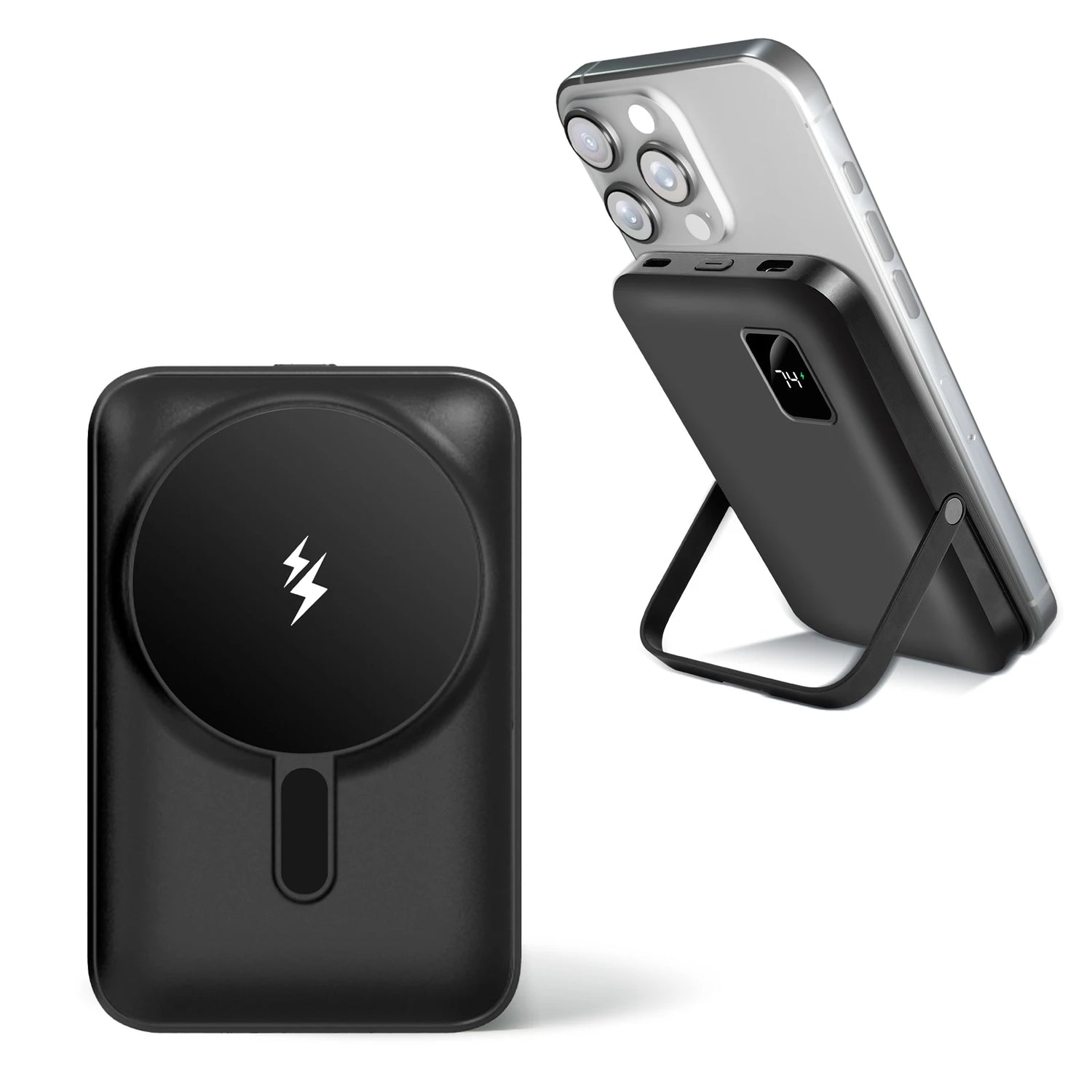 Magnetic 10000mAh Wireless Power Bank iPhone 15 14 13 12 by Home for Health and Beauty