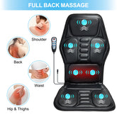 HOMEMASSA Vibration Back Massager Seat Cushion With Heat Massage Chair Pad by Home for Health and Beauty