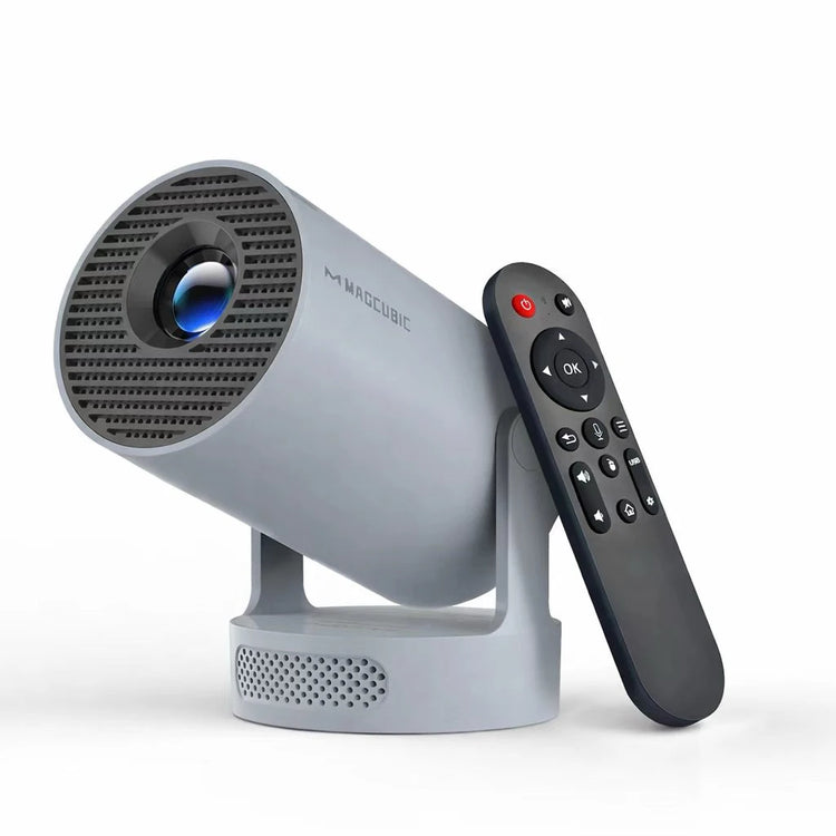 Pro + Projector 8K 720P With 5W Speaker Android 14 8000 Lumens WiFi 6 BT5.4 Outdoor Video Home Theater Projector by Home for Health and Beauty