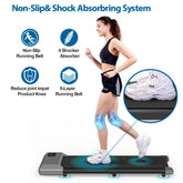 Driving Walking Pad Mini Treadmill Under Desk Quiet Portable by Home for Health and Beauty