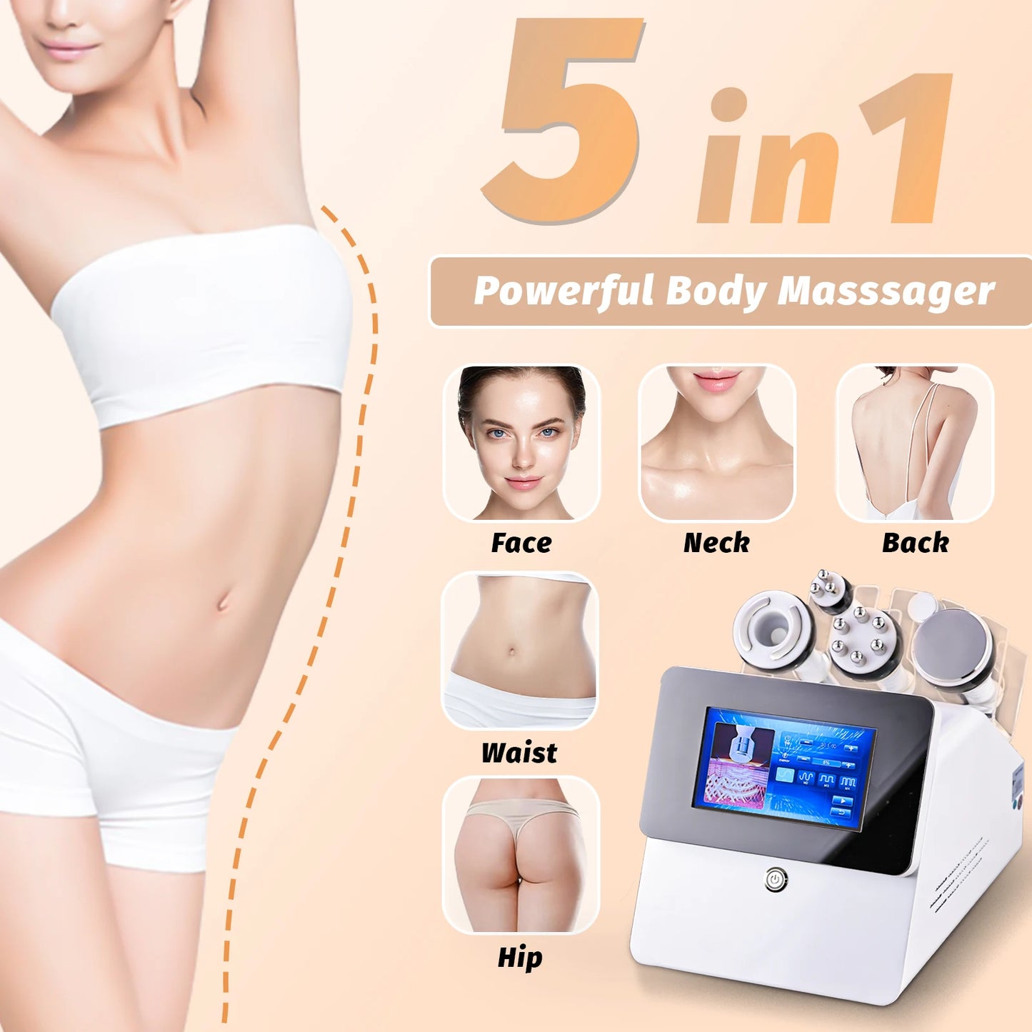 5 In 1 Facial Cavitation Lipo Slimming Device